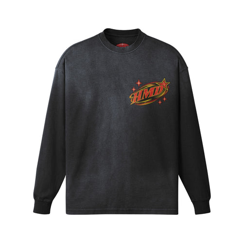 HMD black oversized long sleeve front