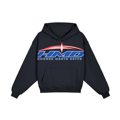 HIGHER PURPOSE 001 Navy pullover hoodie — no front zipper